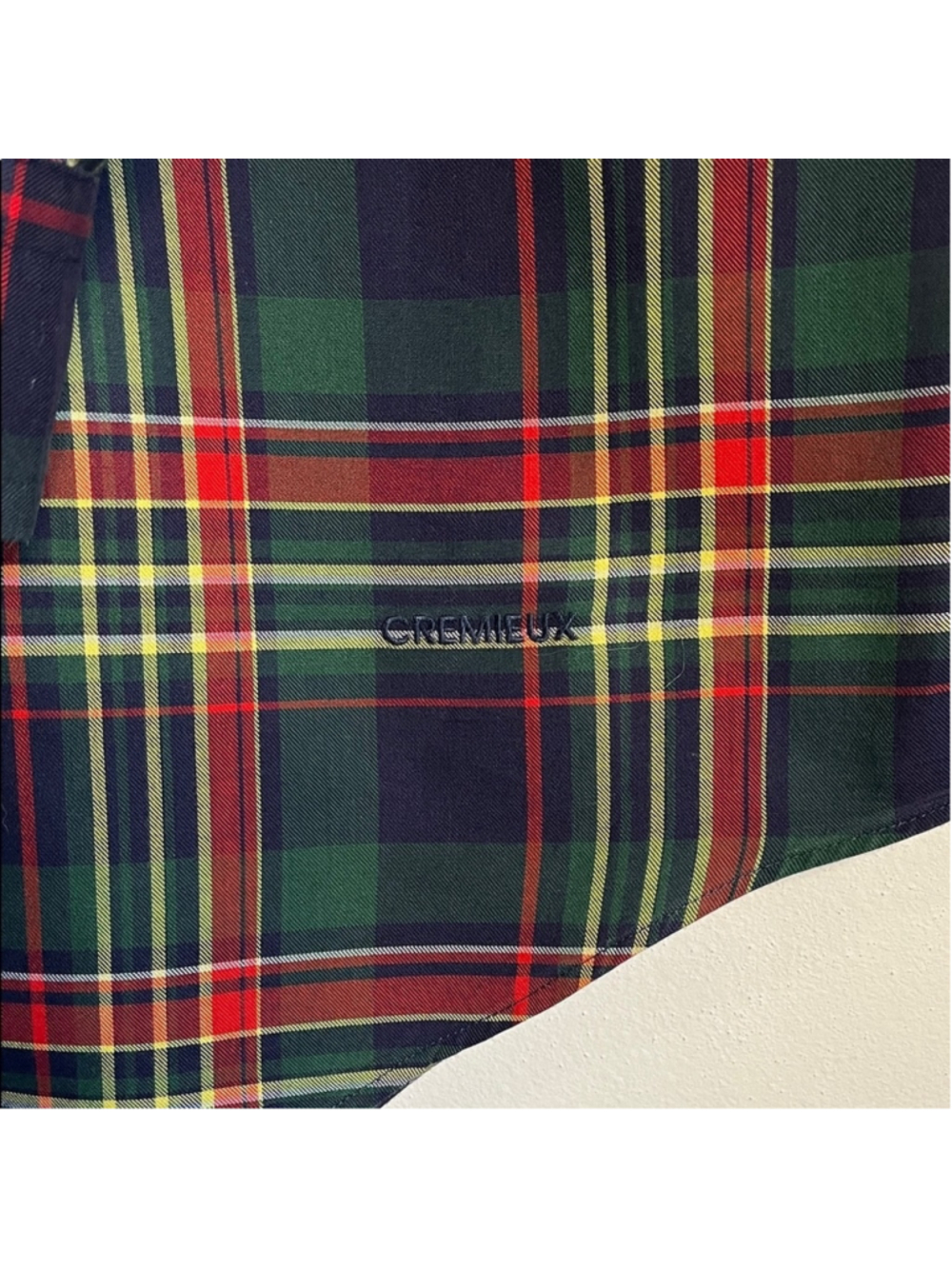 Daniel Cremieux Men's Plaid Shirt - Green and Red - Picture 4 of 7